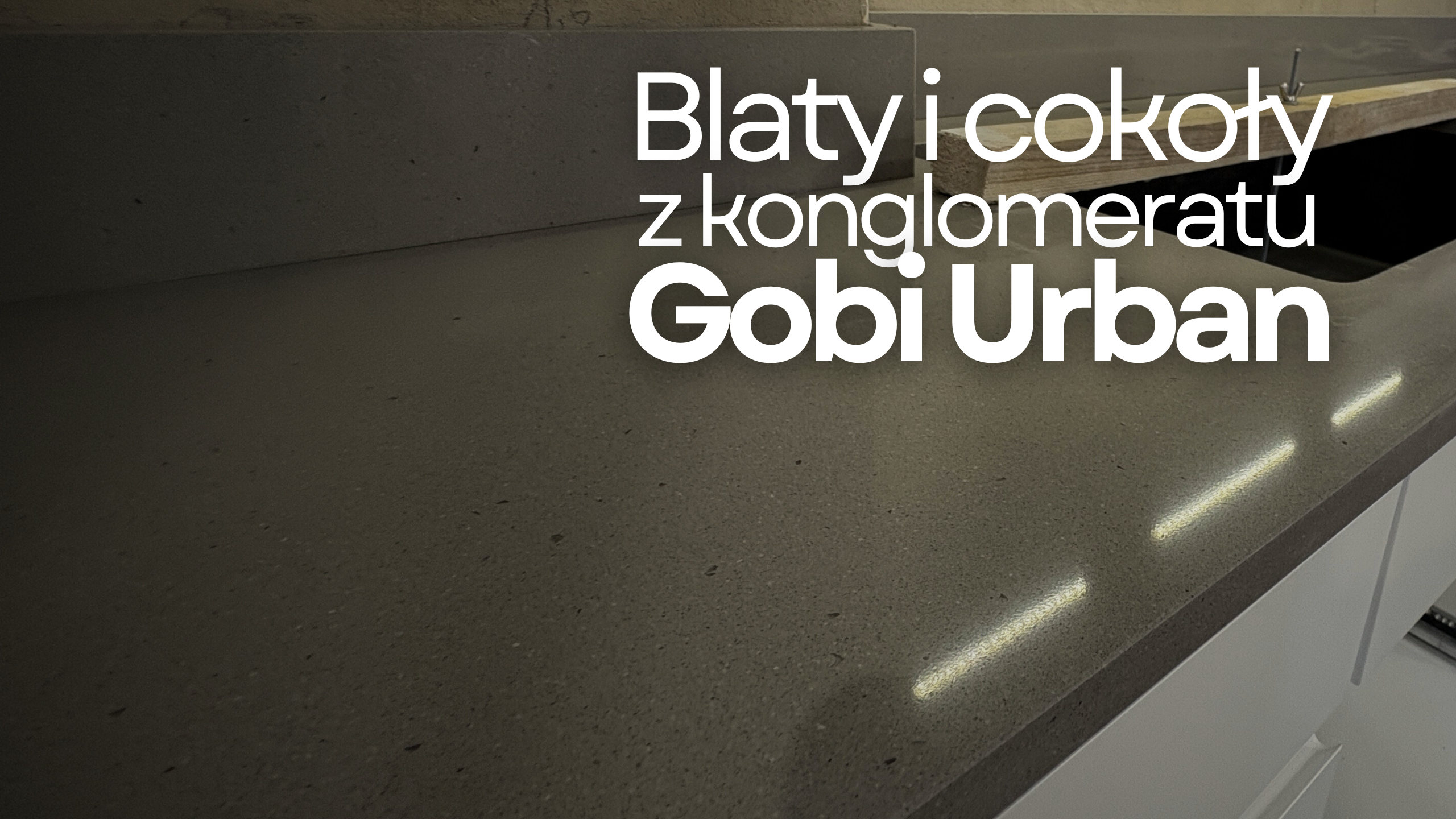 Blaty oraz cokoły z konglomeratu kwarcowego Gobi Urban