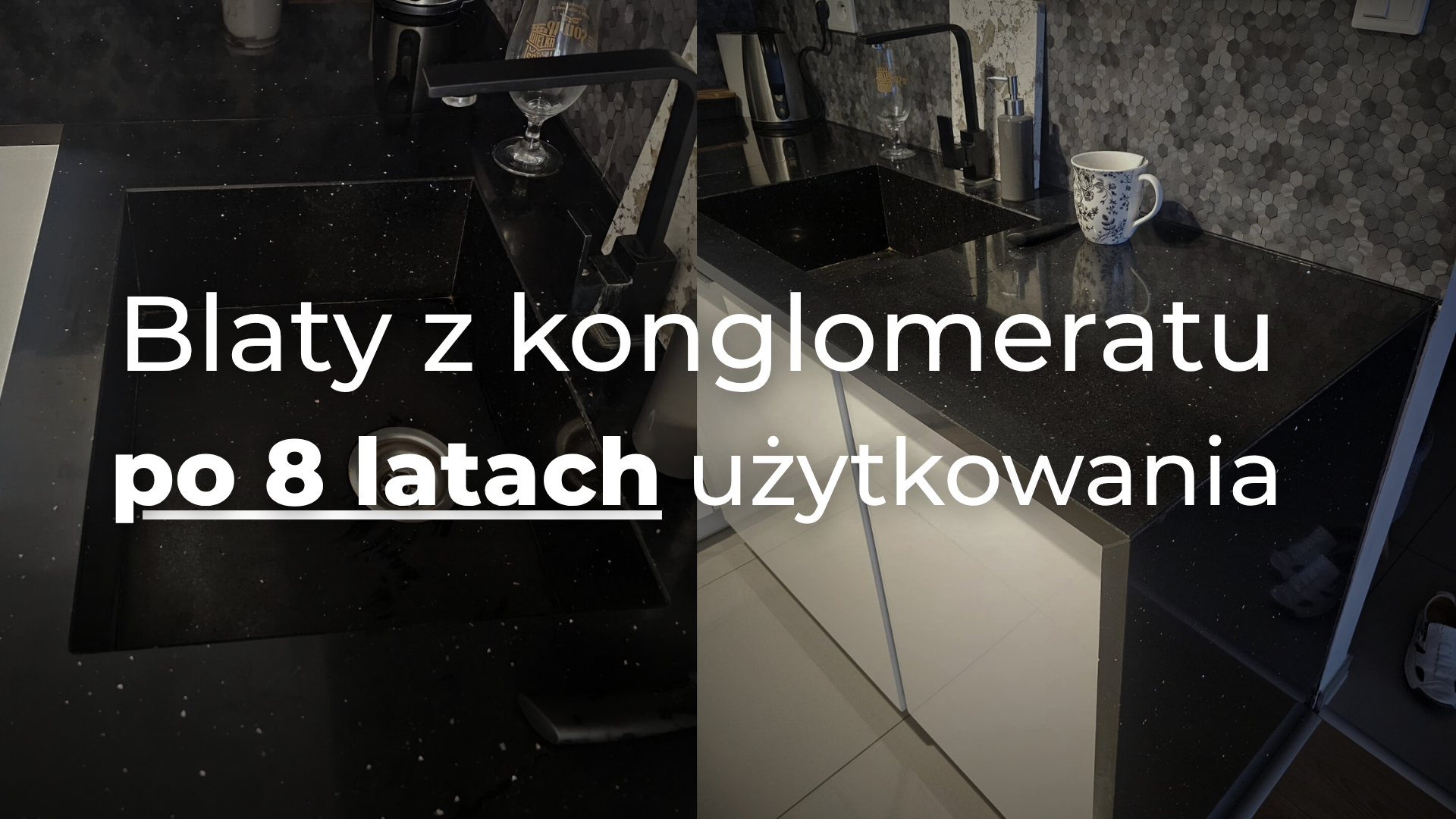 Blaty z konglomeratu po 8 latach użytkowania