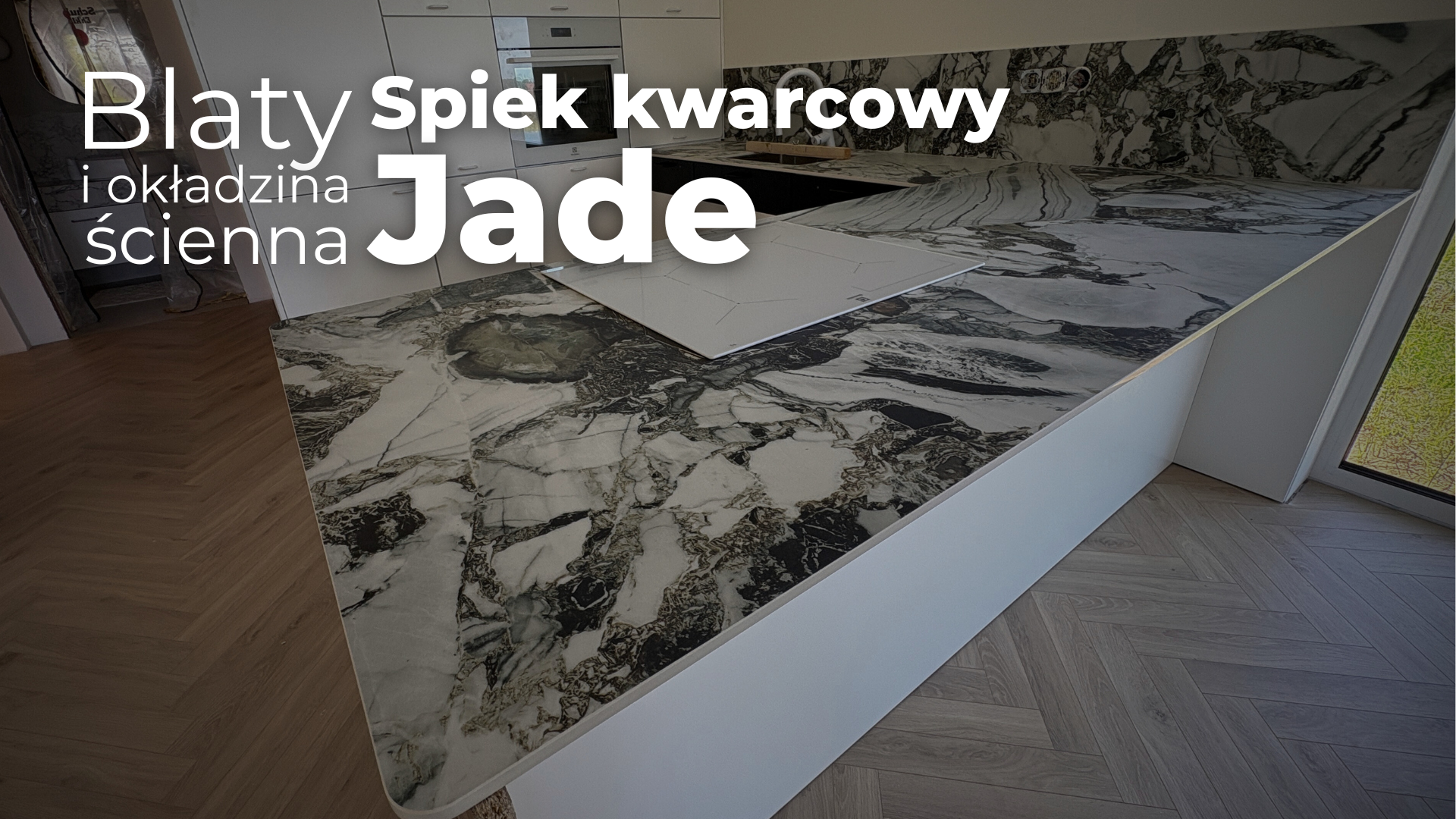 blaty i okładzina ścienna ze spieku kwarcowego Jade