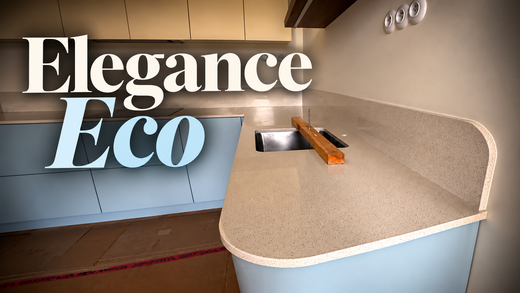 Blaty i cokoły z konglomeratu kwarcowego Elegance Eco